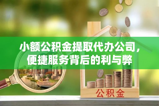 海宁小额公积金提取代办公司，便捷服务背后的利与弊