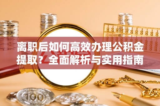 海宁离职后如何高效办理公积金提取？全面解析与实用指南