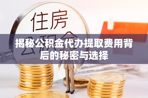 海宁揭秘公积金代办提取费用背后的秘密与选择