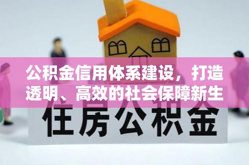 海宁公积金信用体系建设，打造透明、高效的社会保障新生态