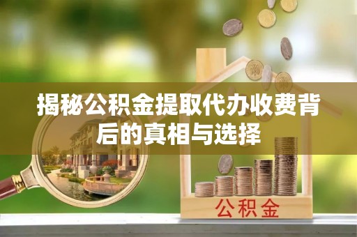 海宁揭秘公积金提取代办收费背后的真相与选择