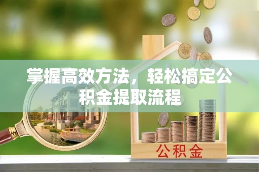 海宁掌握高效方法，轻松搞定公积金提取流程