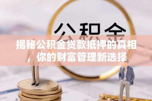 海宁揭秘公积金贷款抵押的真相，你的财富管理新选择