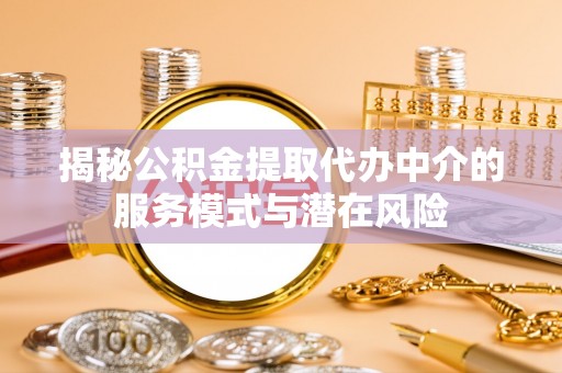 海宁揭秘公积金提取代办中介的服务模式与潜在风险