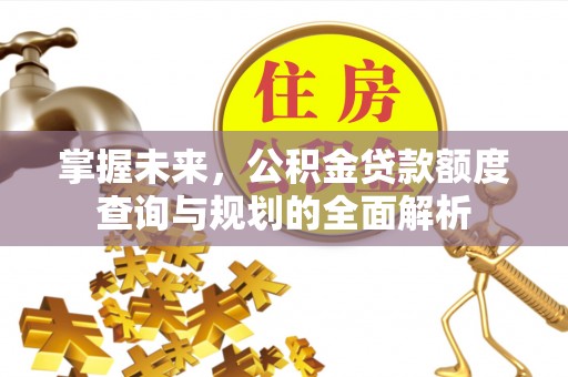 海宁掌握未来，公积金贷款额度查询与规划的全面解析
