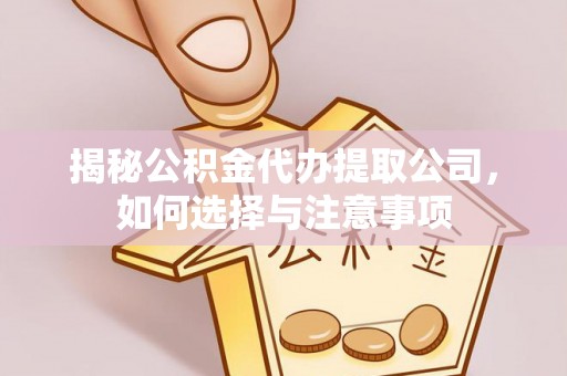 海宁揭秘公积金代办提取公司，如何选择与注意事项