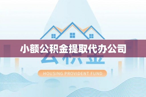 海宁小额公积金提取代办公司